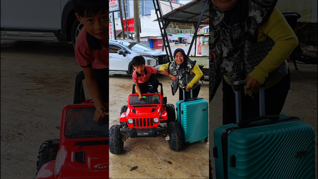 Kaka Wita Liburan Naik Kereta Api tut tut, Jajan Barongan Viral,Makan Es Krim Ketinggalan Kereta Api