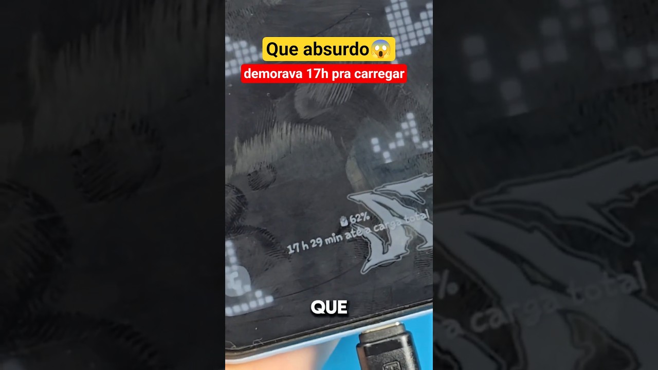 o celular tava demorando 17 horas pra carregar #shorts #short #ytshorts #apple #iphone #viral #fyp