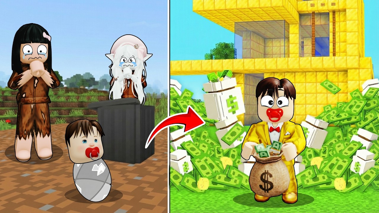 Mio Dan Baby Celine Adopsi Bayi Yuta Miskin Sampai Jadi Bayi Kaya | ROBLOX