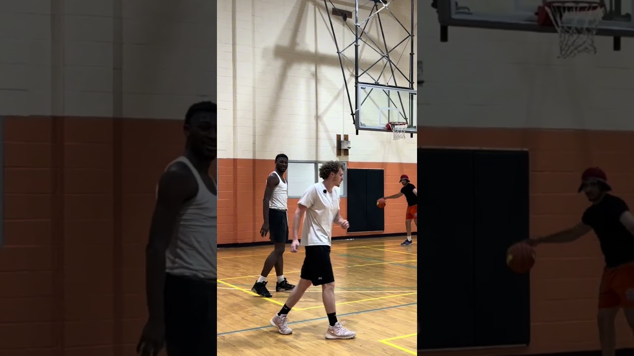 Either he bumped his head or there was something in that lollipop😭 #basketball #fight #punches