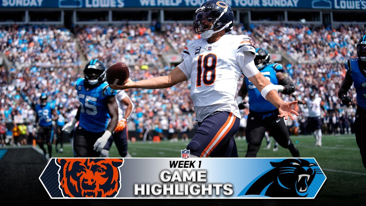 Chicago Bears vs Carolina Panthers Game Highlights | NFL 2026 Week 1