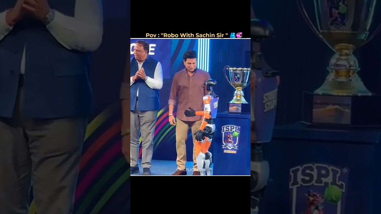 Pov : " Robo With Sachin Sir...💞🫂" #sachintendulkar #salmankhan