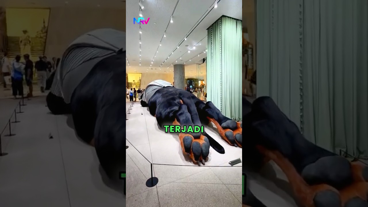 Anjing Raksasa Itu Hanya Bangun Kalau Diberi Like 🐶😴