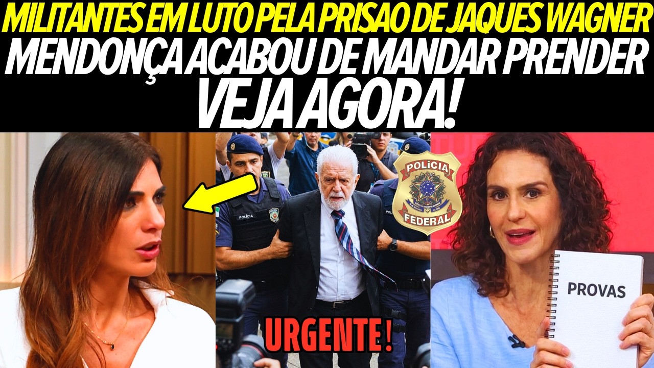 OLHA A CARA DE LUTO NO ESTUDIO I APÓS PRISÃO DE JAQUES WAGNER! MALU ENTREGOU MAIS PROVAS! VEJA!