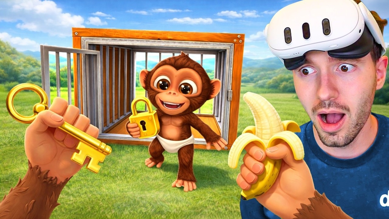Libertei o MACACO DA JAULA no I Am Monkey VR (nova atualização)