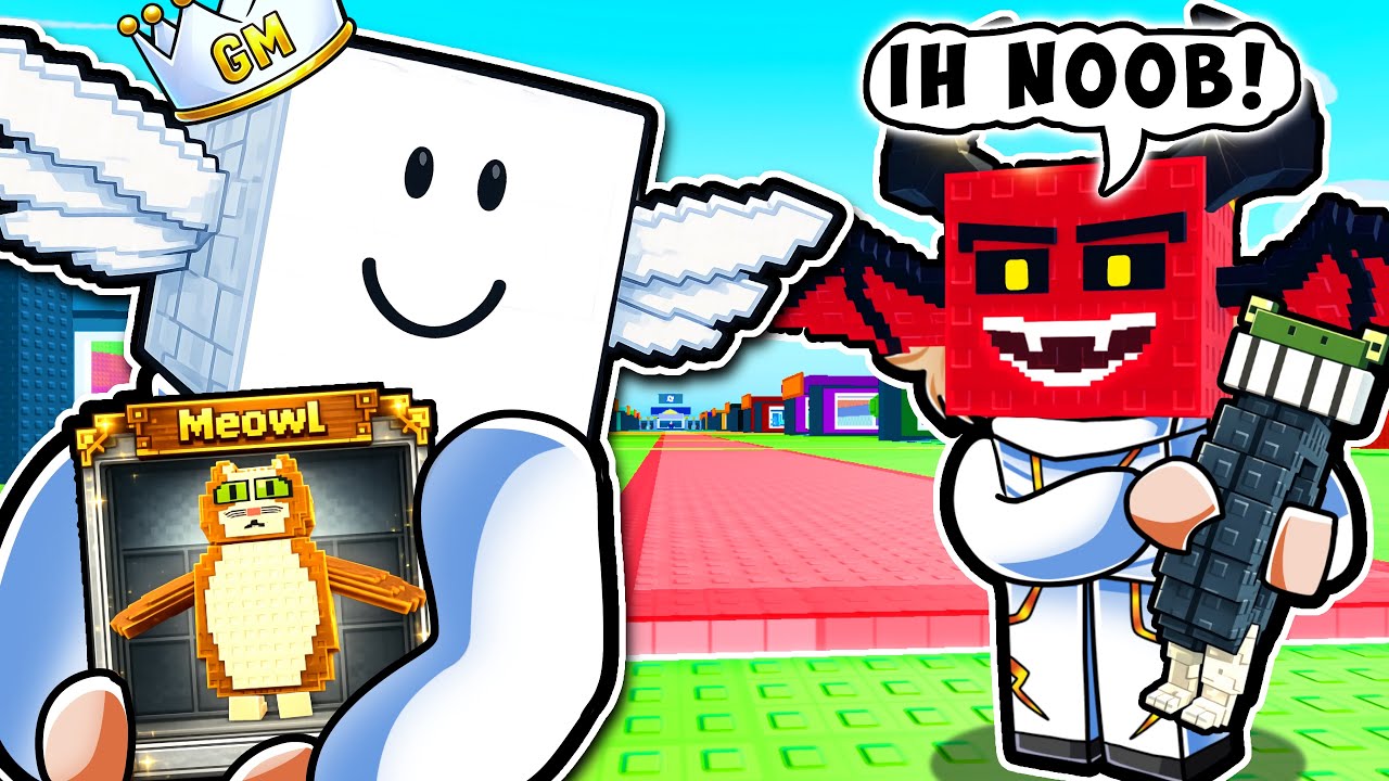 Aku Pura-pura NOOB dan Pakai HACK buat Prank Istriku di Be a Lucky Block!