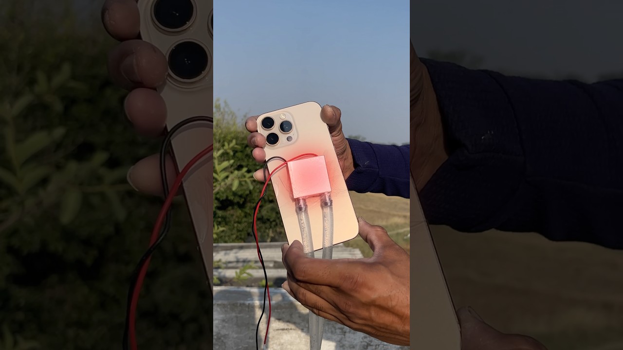World’s First Liquid Cooled Mobile #shorts #outofmindexperiment