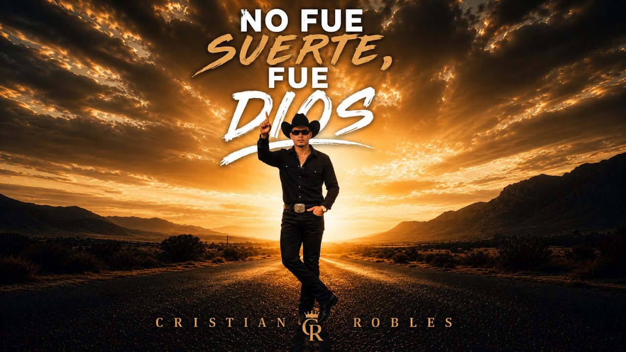 Cristian Robles - No Fue Suerte, Fue Dios (Lyric Video)