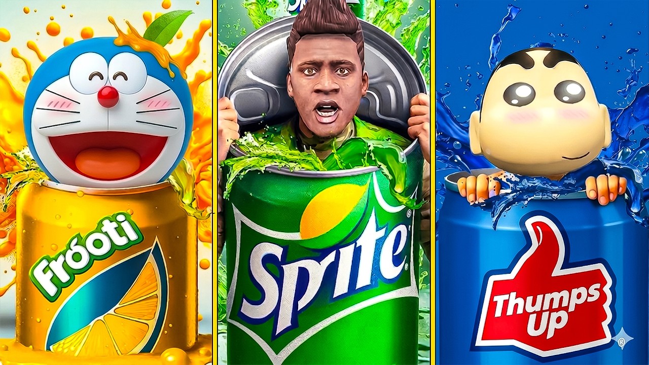 Franklin & Shinchan Playing Cool Drinks Hide & Seek With Avengers in GTA 5 in Telugu