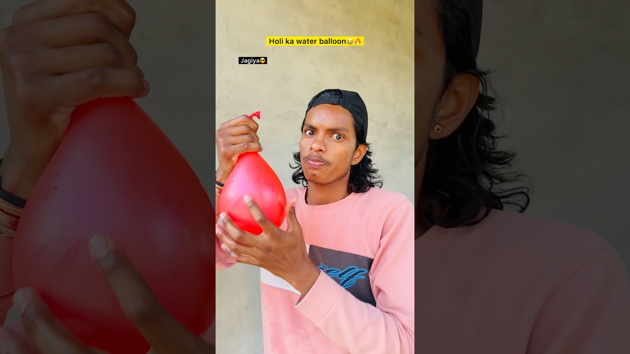 Water balloon aur jagiya🥵🔥| Indian family😂|| #shorts #indian #relatable #holi #waterballoon