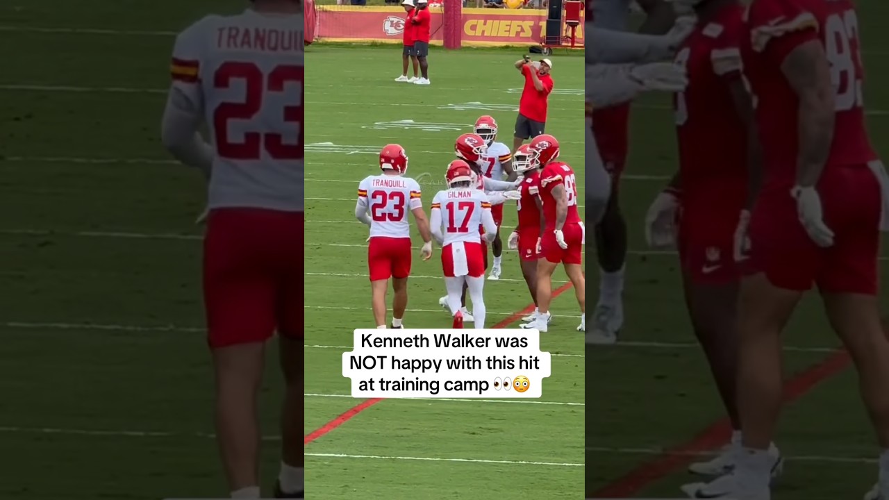 Chiefs training camp getting intense 😳🍿