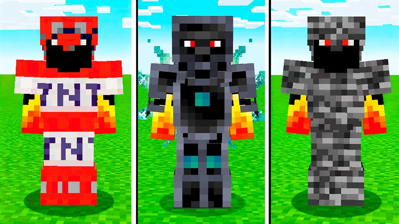 ATHOS TEM ARMADURAS OPS NO MINECRAFT