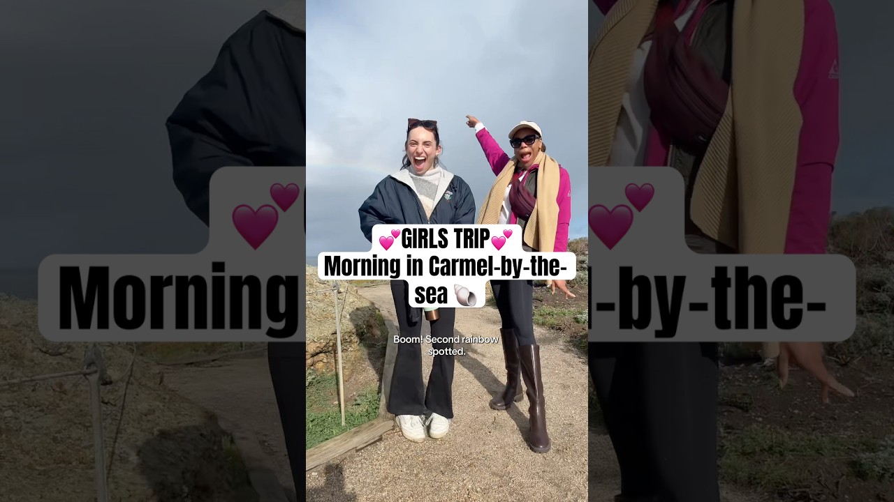 Do I smell a REDEMPTION ARC?!! 🌈🤩😮‍💨🐚🌊 #vlog #girlstrip #carmelbythesea #pointlobos