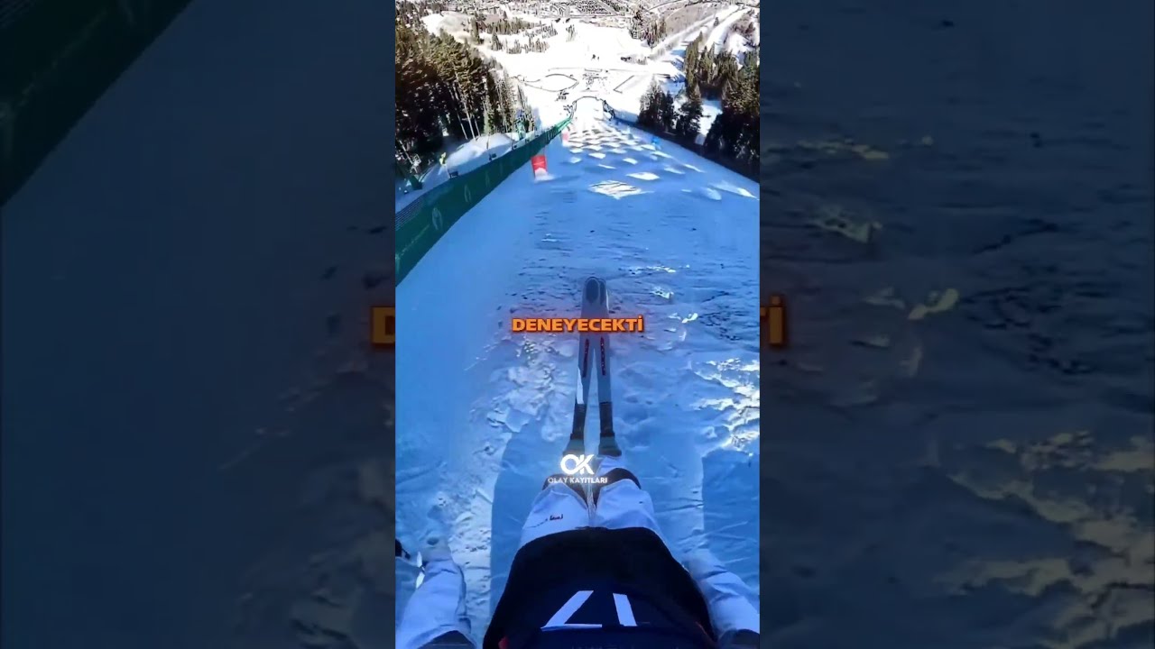 İmkansız Kayak Pistini Geçti ?!😨⛷️