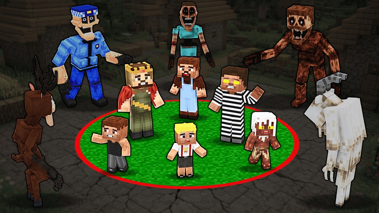 GÜVENLİ DAİRENİN DIŞINA SAKIN ÇIKMA! 😱 - Minecraft