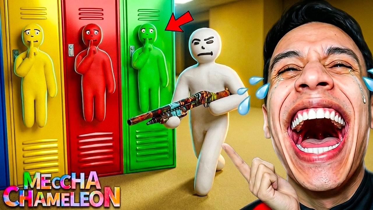ماين كرافت : لعبة الغميضة تحدي اللون واحد فقط استخدمت الغش! 😱🦎