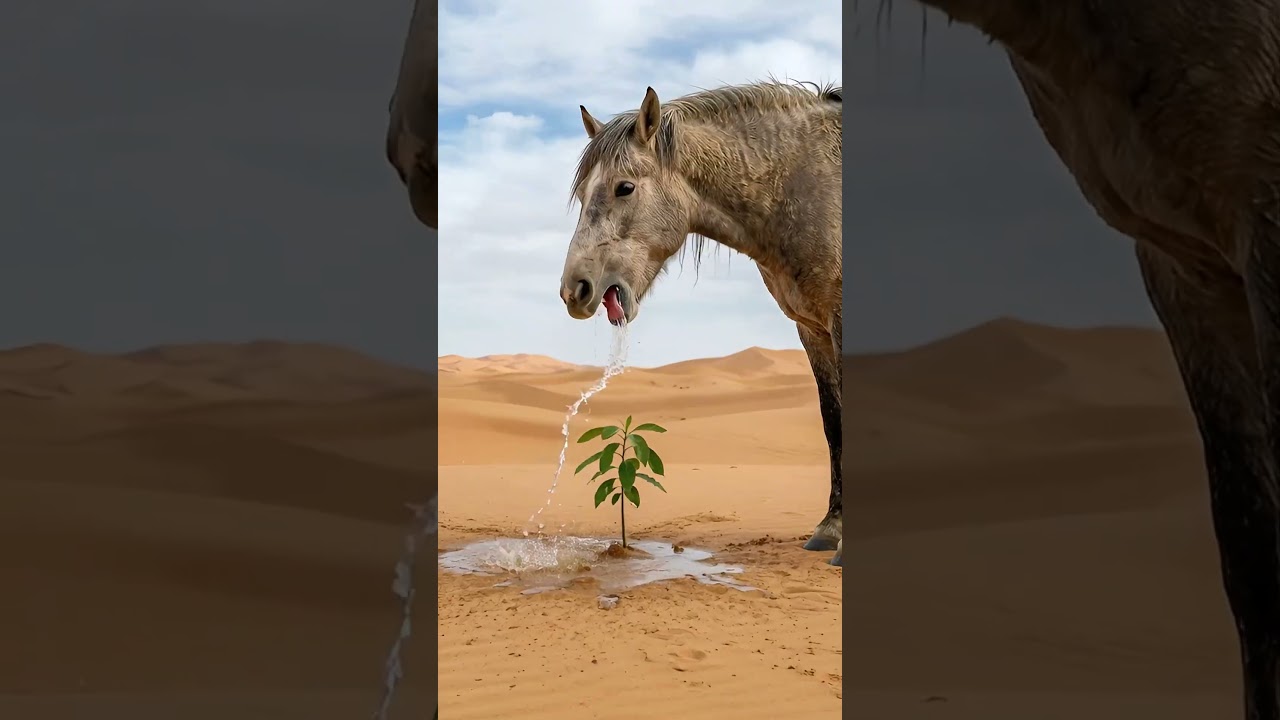 O cavalo que regava o abacateiro