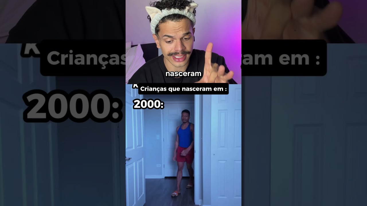 Crianças de 1990 vs 2010