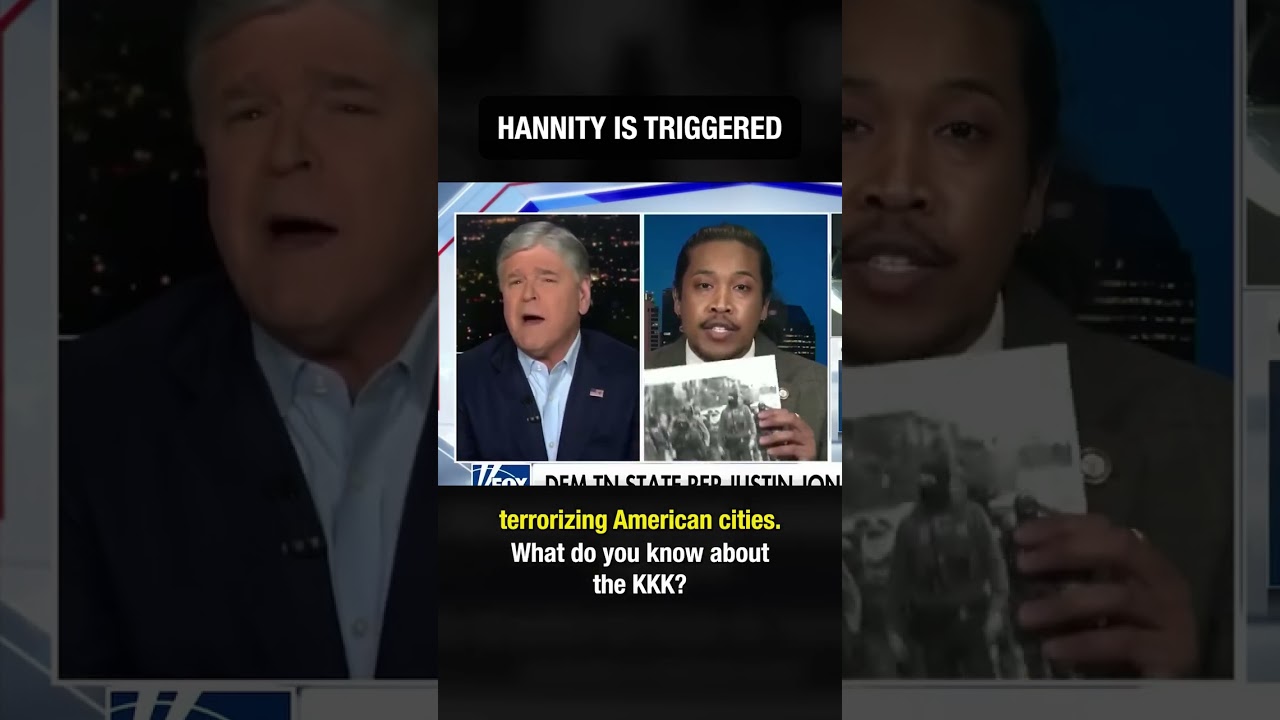 Justin Jones HUMILIATES Hannity Live 😳 #Politics #FoxNews #Shorts