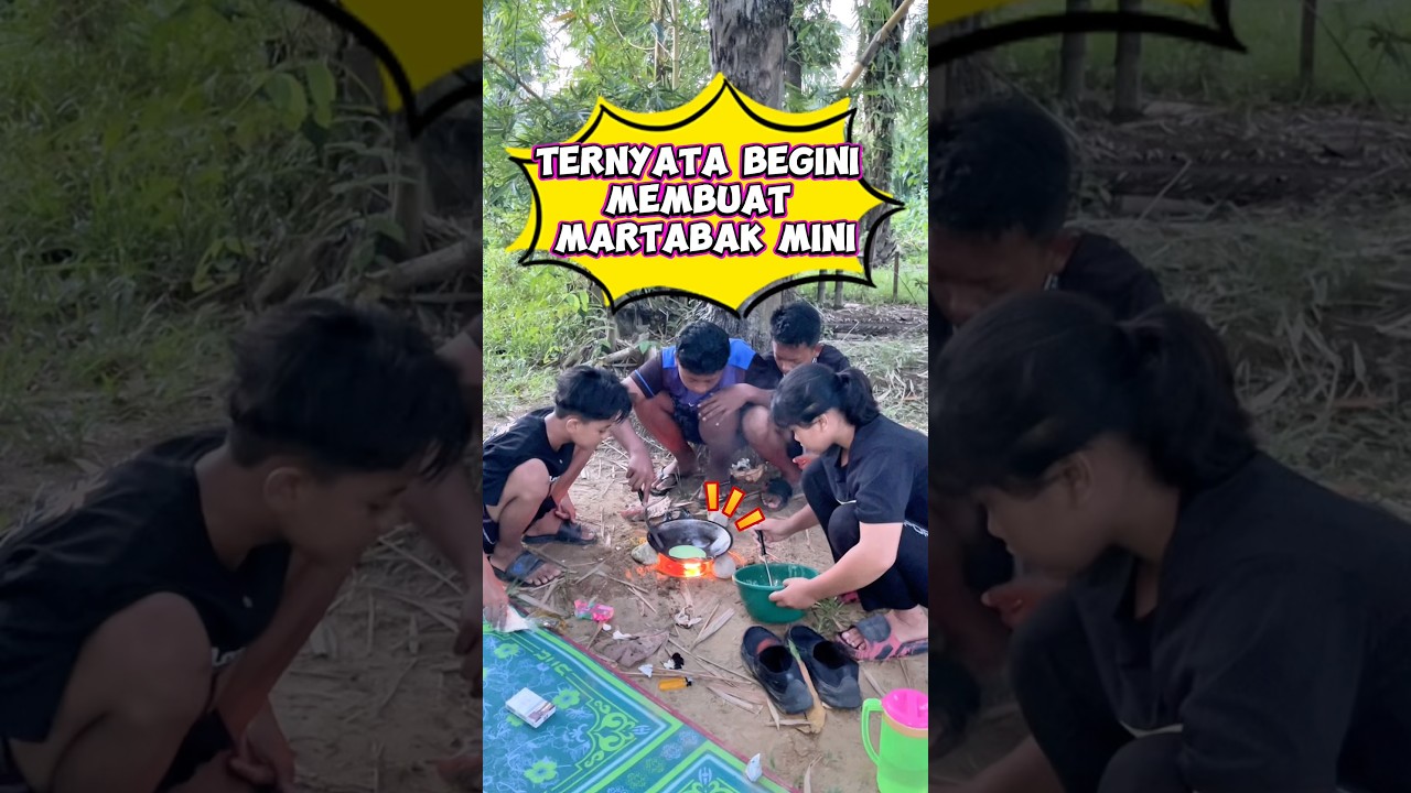 Ternyata begini membuat martabak mini #wakmi #videolucu #comedy #martabakmini #tutorial