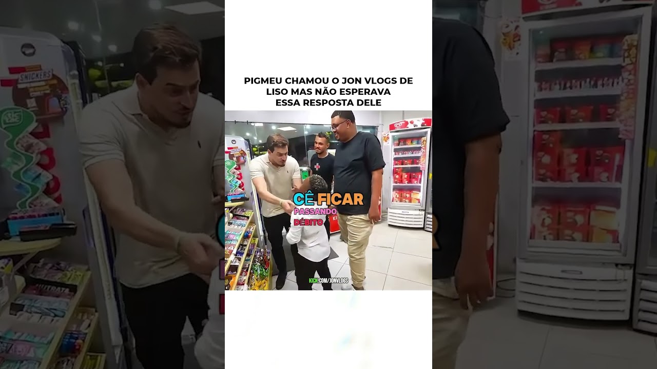PIGMEU CHAMOU O JON VLOGS DE
LISO MAS NÃO ESPERAVA
ESSA RESPOSTA DELE