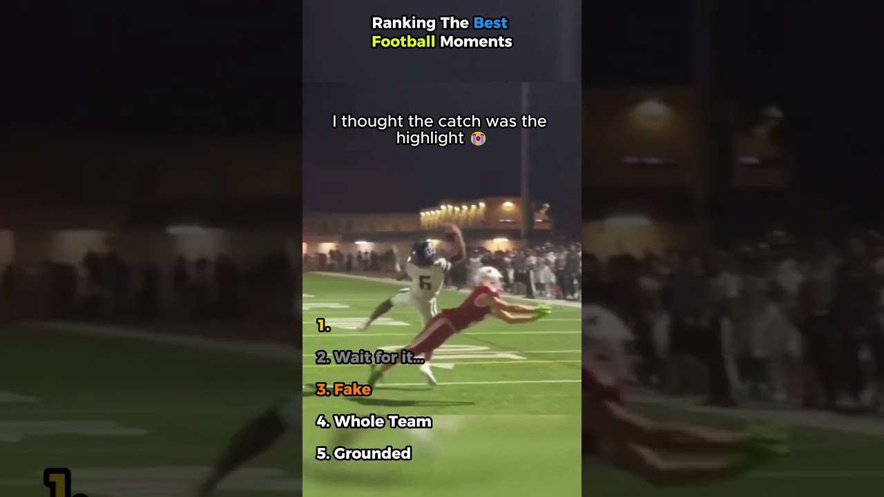 Ranking The Craziest Football Moments! 🤩 #football