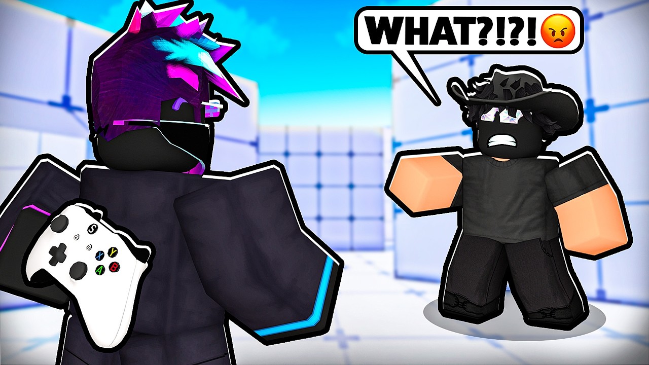 I secretly used AUTOSHOOT against #1 SNIPER PLAYER in Roblox Rivals!