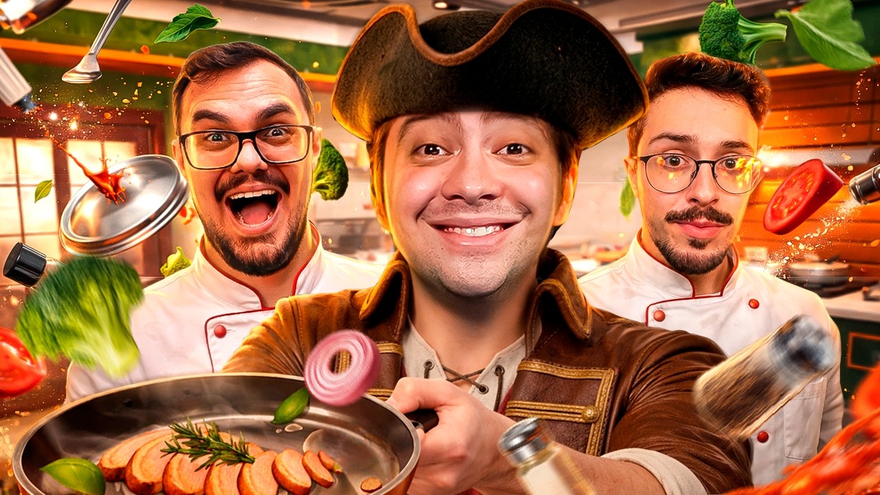 NUNCA VENHA NESSE RESTAURANTE! - COOKING SIMULATOR 2 COM OS AMIGOS