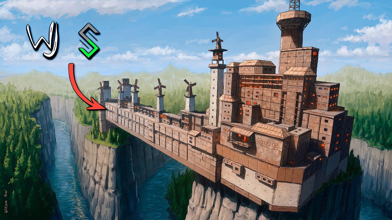 We Built the greatest Canyon fortress in Vanilla Rust..