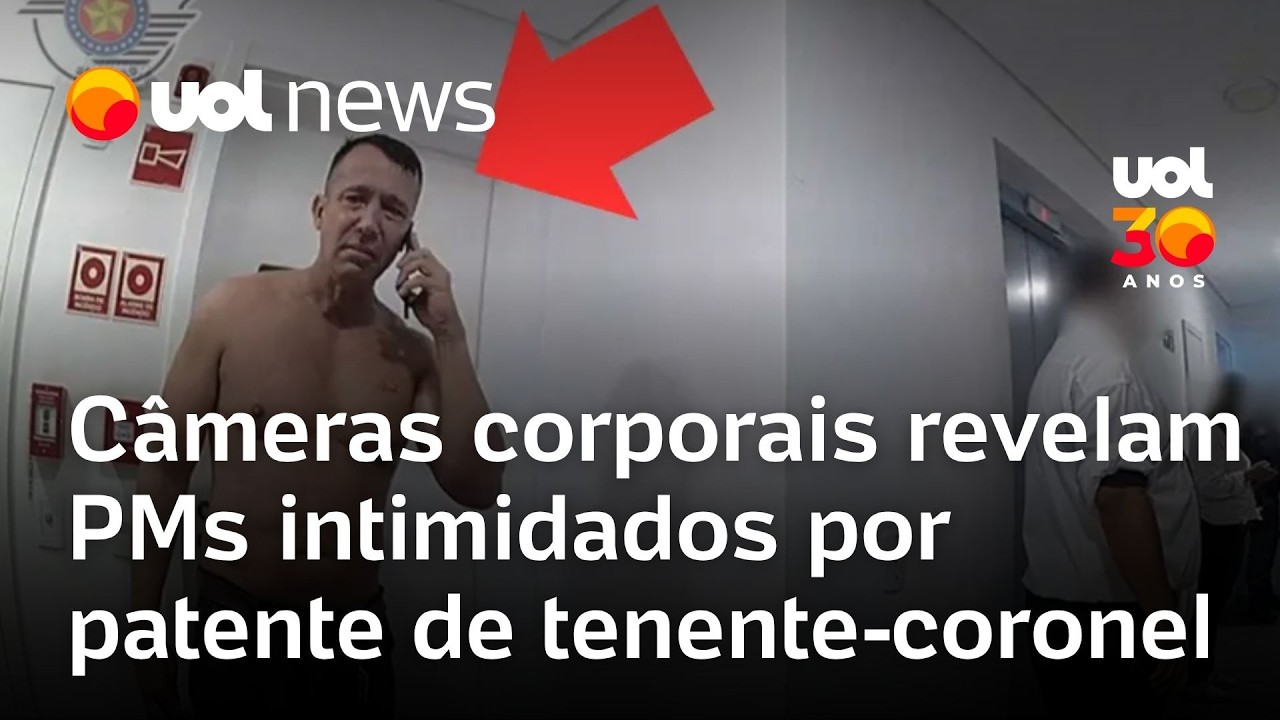 Caso Gisele: Câmeras corporais revelam PMs intimidados por patente de tenente-coronel