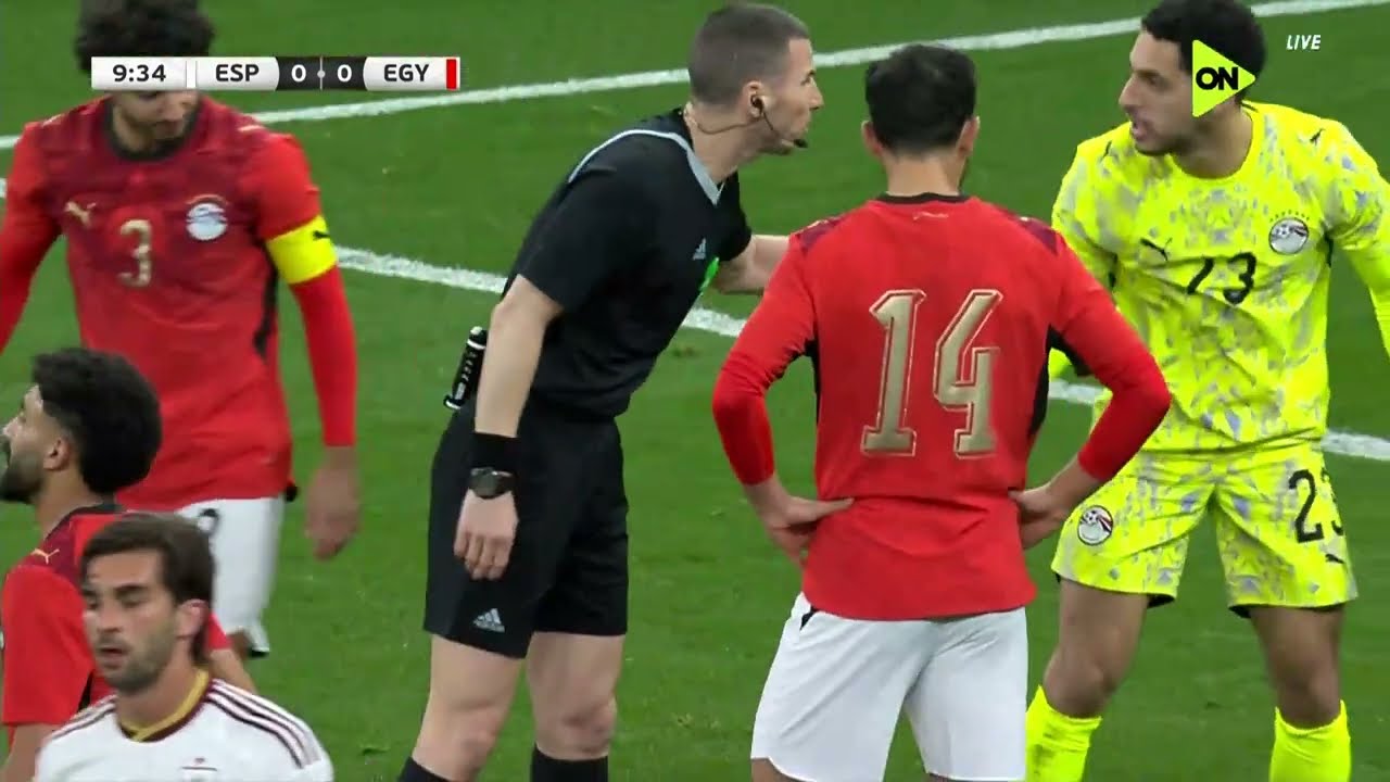 ملخص مباراة مصر وإسبانيا 0/0 مباراة ودية دولية