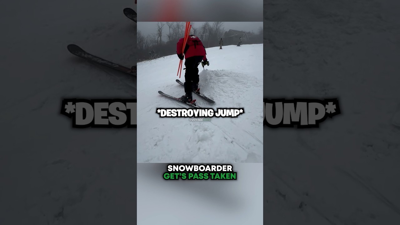 Snowboarder Gets PASS Taken 🫢