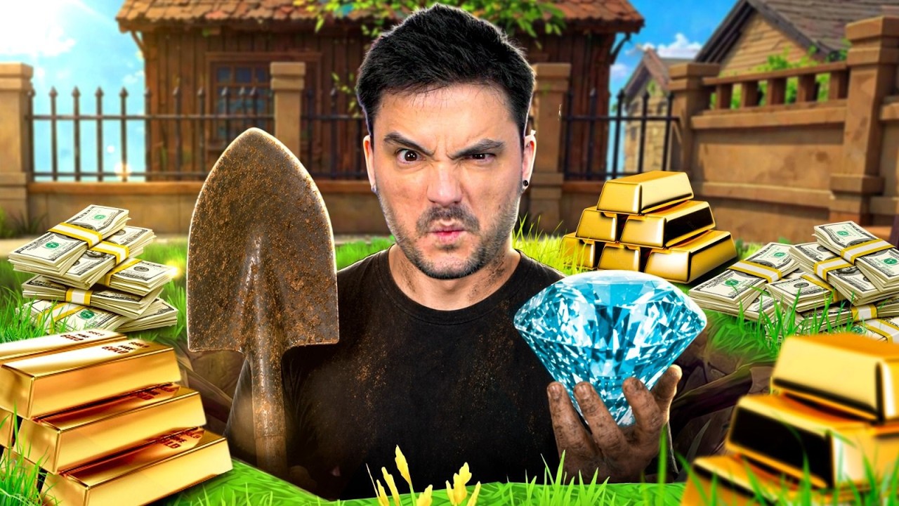 CAVEI O QUINTAL DE CASA E FIQUEI MILIONÁRIO