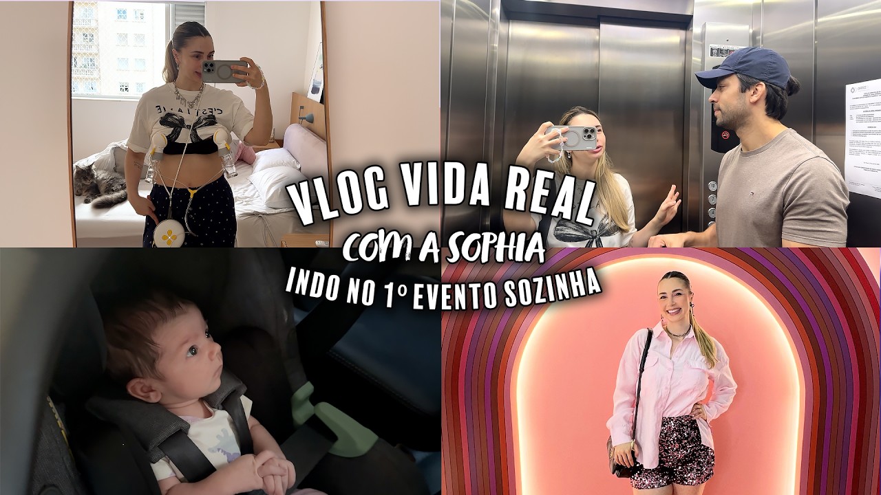 PRIMEIRO VLOG DE ROTINA COM A SOSÔ + EVENTO