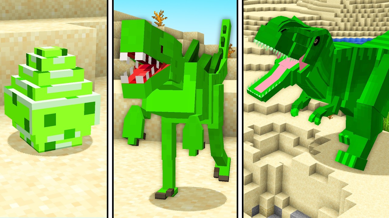 Vida de DINOSSAURO no Minecraft! 🦕
