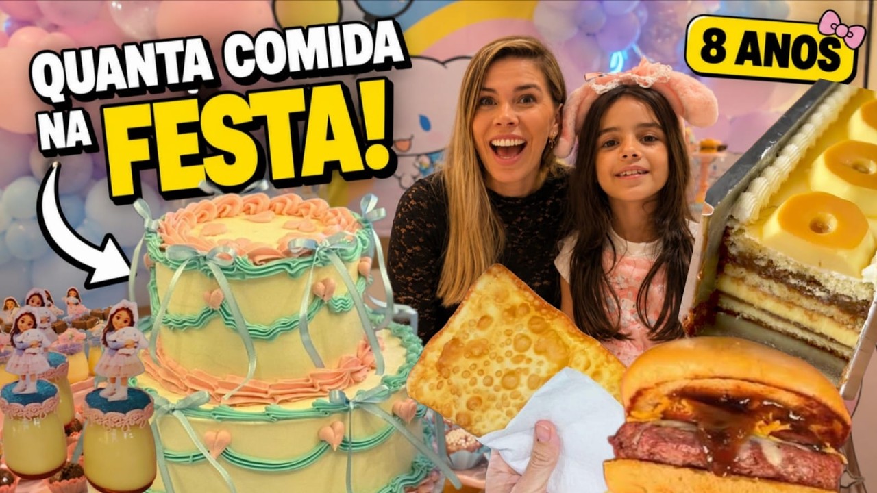 TODO MUNDO SAIU FALANDO DA COMIDA DESSA FESTA!