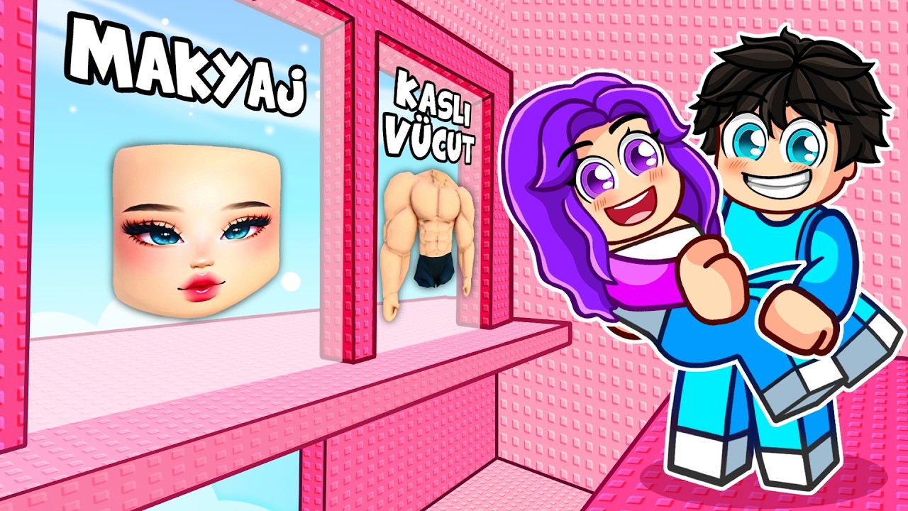 Lia & Moni Sarılarak TROLL TOWER Tırmandı! - Roblox