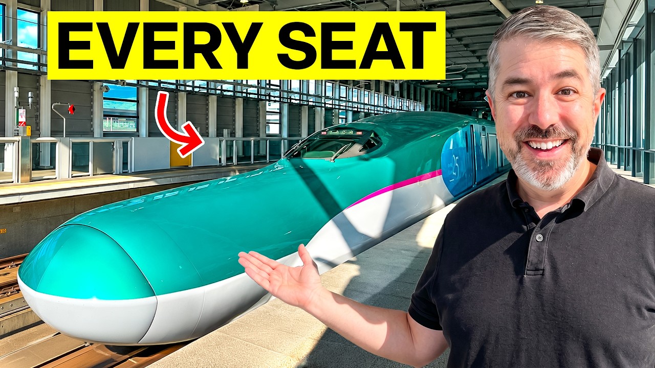 I Tried Every Seat on Japan's BULLET TRAIN