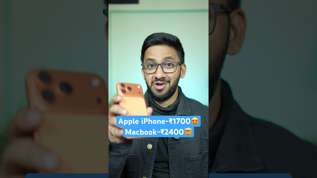 Apple iPhone verum ₹1700 & Macbook verum ₹2400 a?🤯 Wait for End😂 Rent ku iPhone