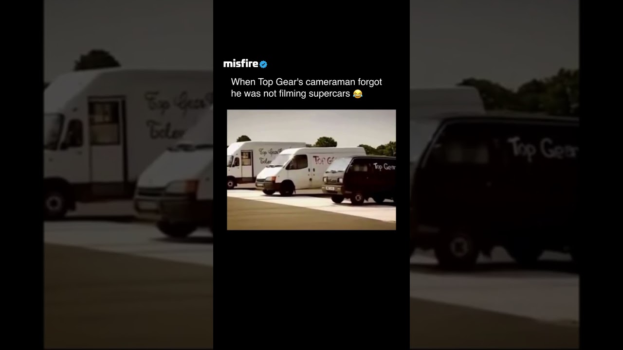When Top Gear's cameraman forgot he was not filming supercars 😂