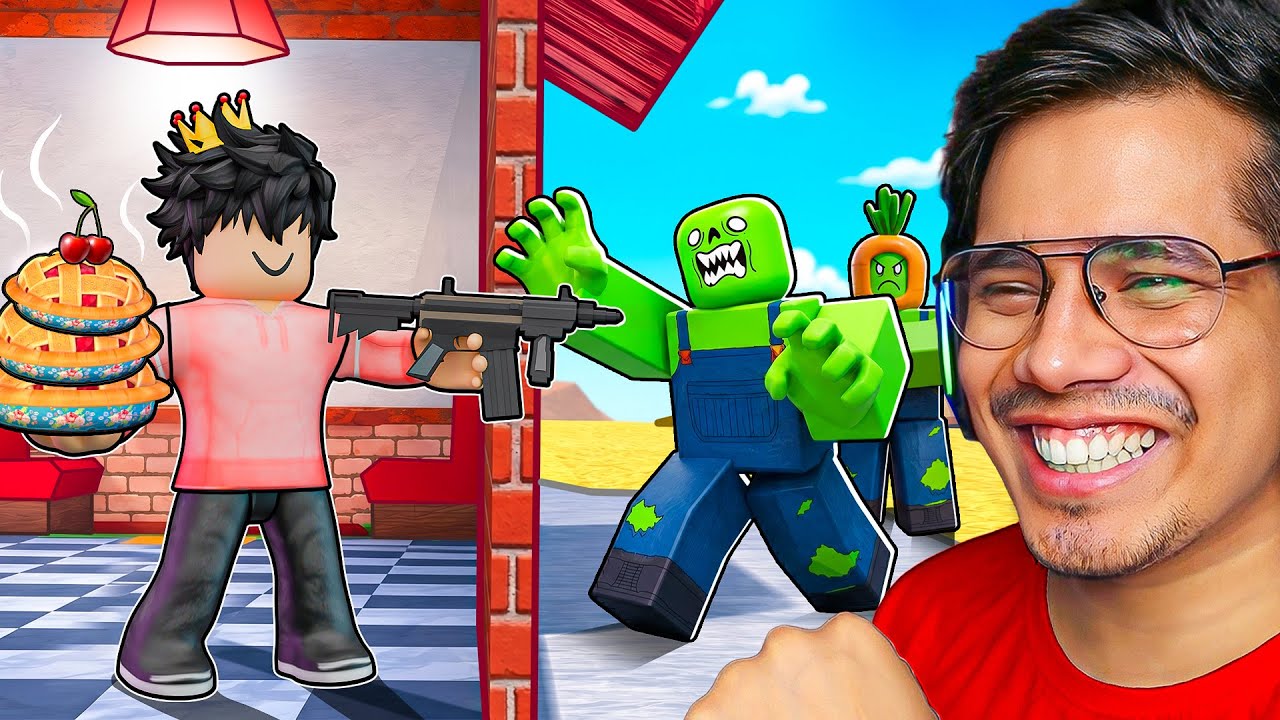 SURVIVE THE ZOMBIE APOCALYPSE IN ROBLOX 😱