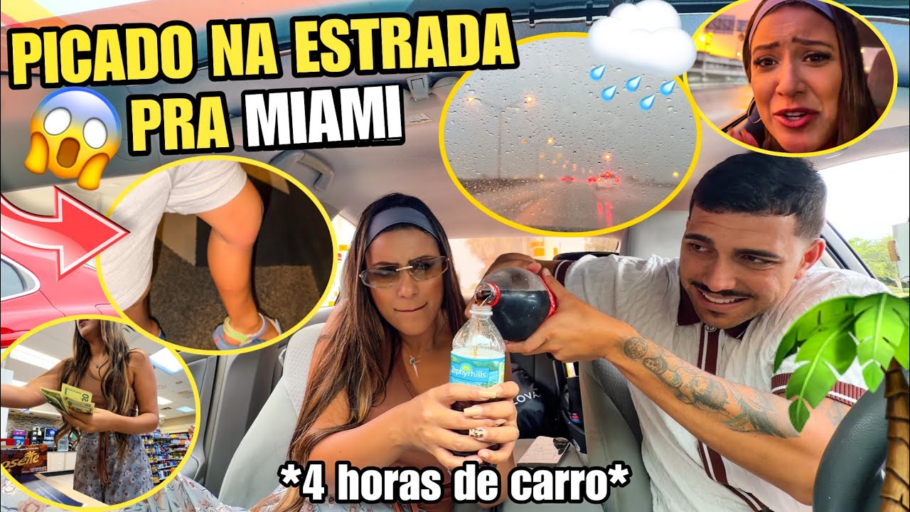 VLOG DE VIAGEM | TEMPESTADE NA ESTRADA + JOHN FOI PICADO 3 VEZES! 😱🌴🇺🇸