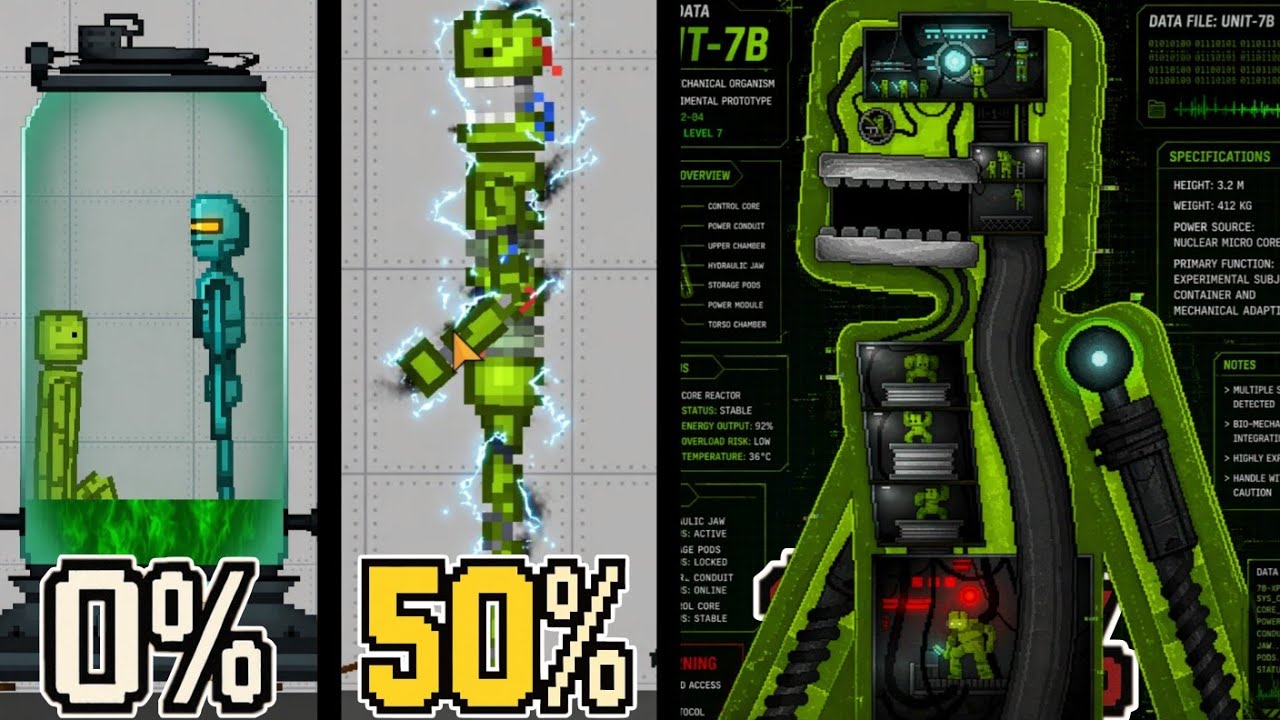 Aku 100% MELON ROBOT RAKSASA di Melon Sandbox