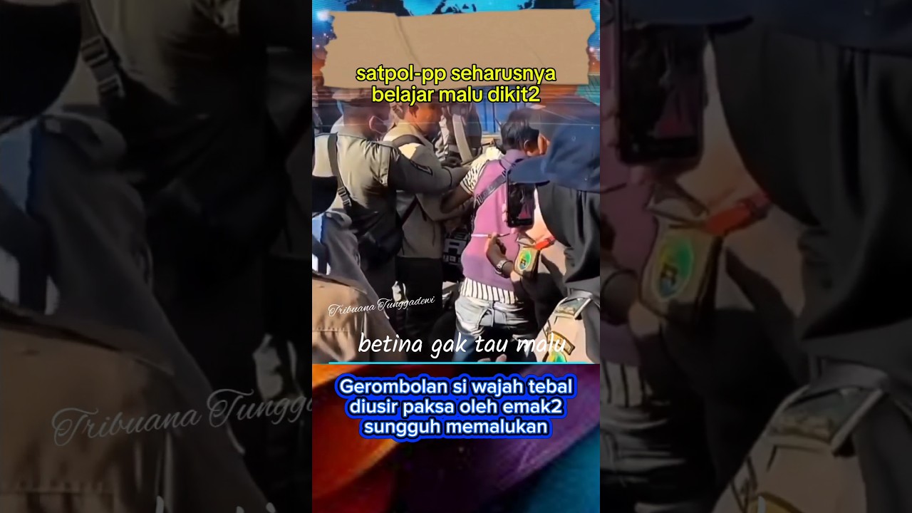 Satpol-pp memang berwajah tebal