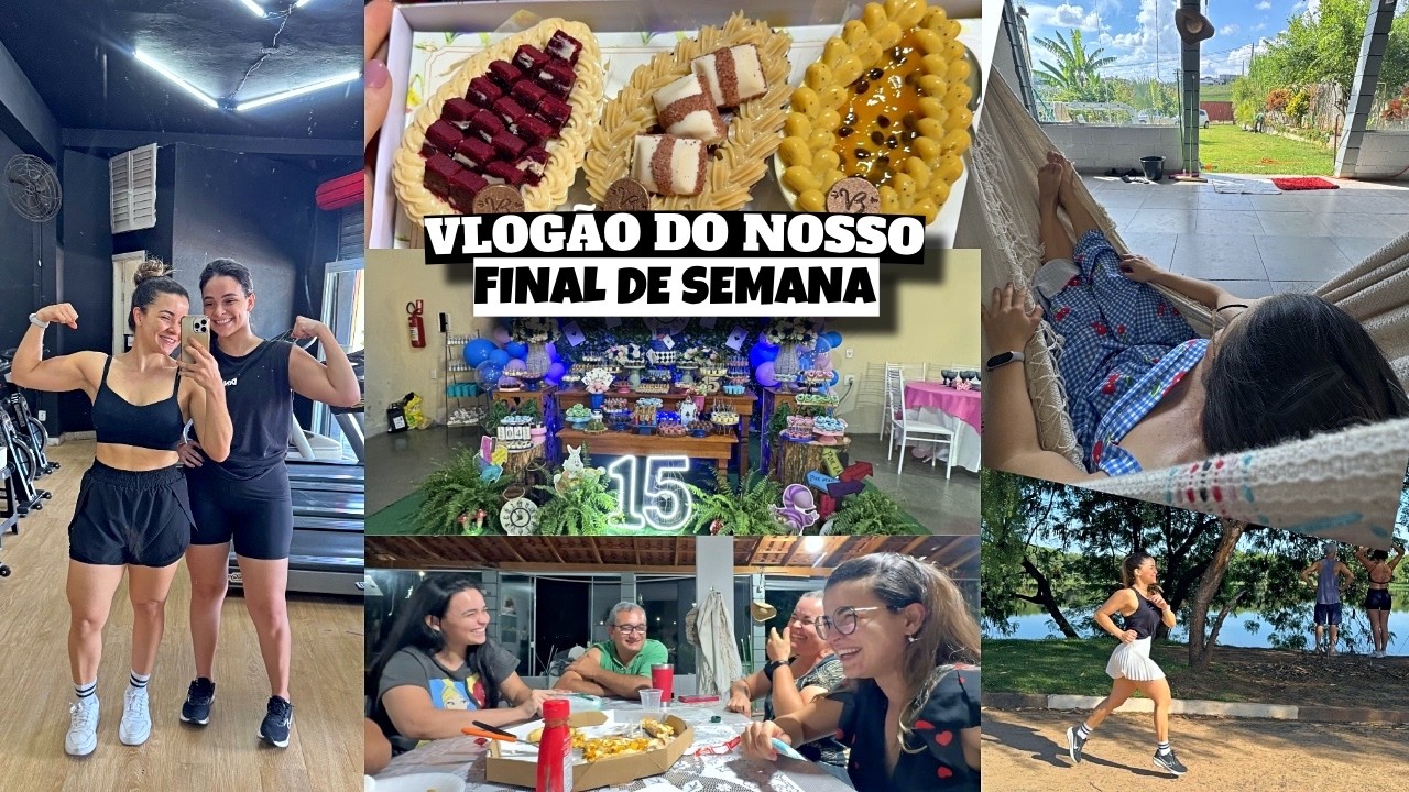 MONTANDO DECORAÇÃO DE 15 ANOS, 5KM COM A AMIGA, CHÁCARA EM FAMÍLIA e muito mais ❤️ - Bruna Paula