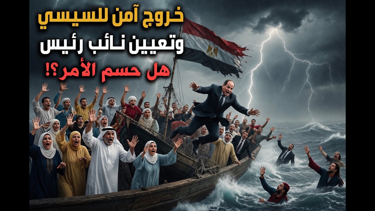 خروج آمن للسيسي وتعيين نائب رئيس.. هل حسم الأمر؟! قاضي مصري عاطل زلزال مصر