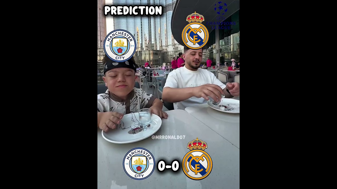 Mbappé or Haaland? REAL MADRID vs MAN CITY! 🔥 #shorts #football #championsleague