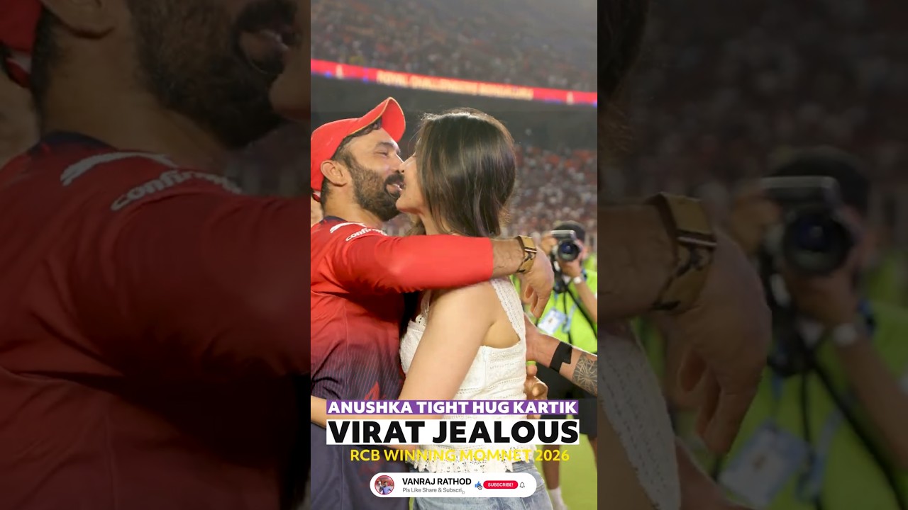 Kartik Hug Anushka Front Of Virat