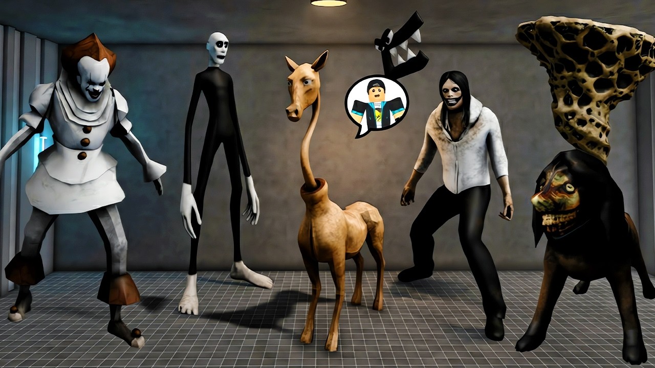 WADUH!! Anomali Kuda Leher Panjang & Semua SCP Morph Terbaru 🐎🥶🐴 | SCP Morph Indonesia
