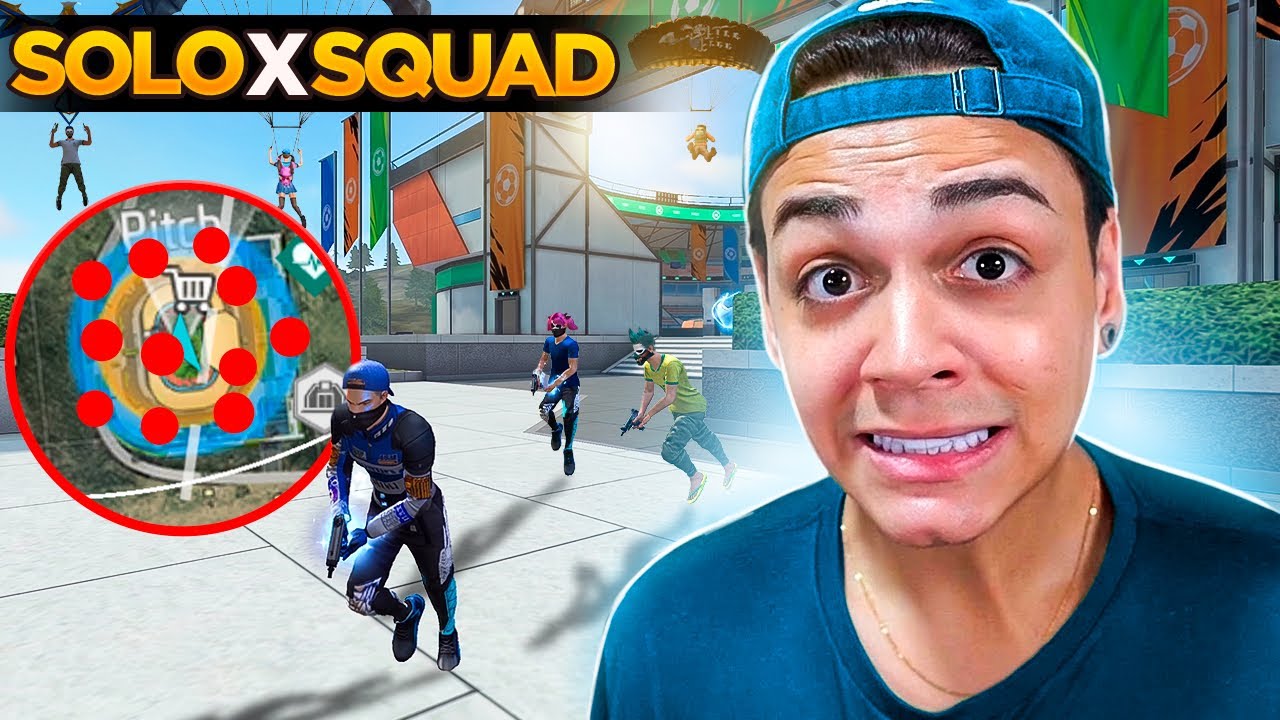 RUSH ETERNO NA NOVA CALL DA COPA DO MUNDO SOLO X SQUAD NO FREE FIRE
